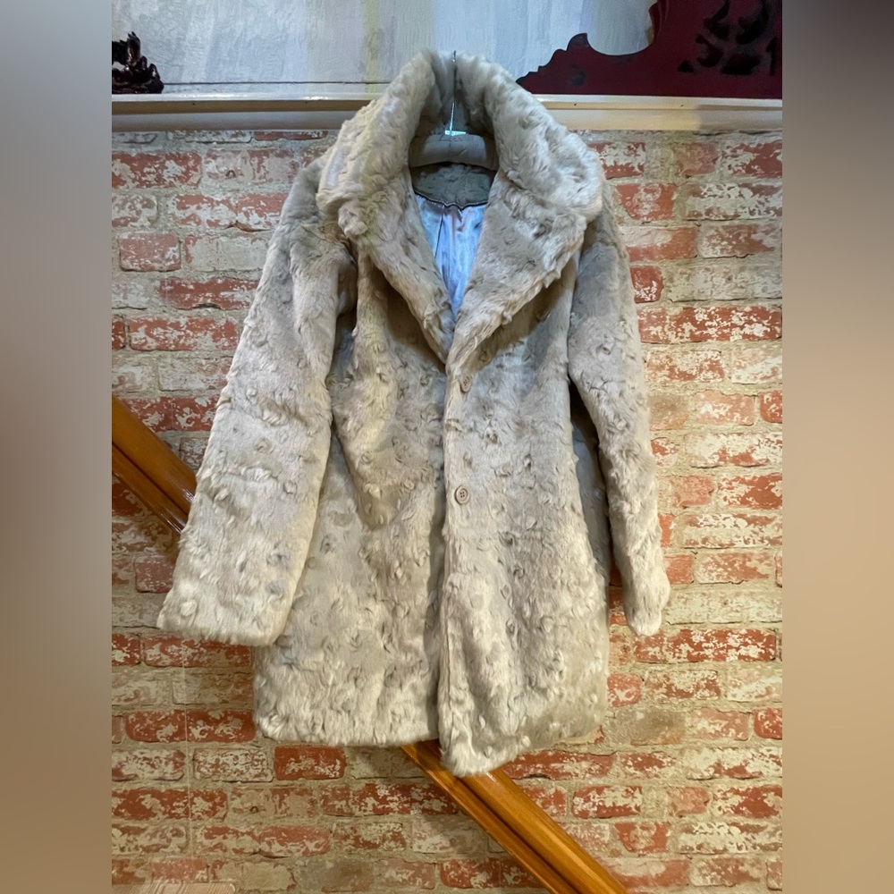 Steve Madden Plush Tan Teddy Jacket